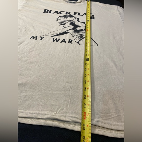 - Black Flag My War Raymond Pettibon shirt Sand/Tan *Rare* 2XL OfficialSST… - Picture 5 of 6